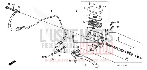CLUTCH MASTER CYLINDER CB1100AD de 2013